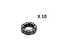 Cuscinetto a sfere per mozzo Black Bearing 1/4-7 (x10) Argenté