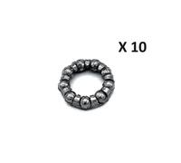 Cuscinetto a sfere per mozzo Black Bearing 1/4-9 (x10) Argenté
