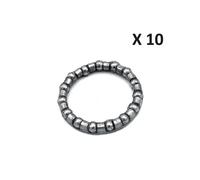 Cuscinetto a sfere per mozzo Black Bearing 3/16-15 (x10) Argenté