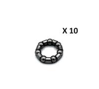 Cuscinetto a sfere per mozzo Black Bearing 3/16-7 (x10) Argenté