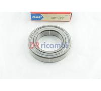 CUSCINETTO A SFERE RADIALE RIGIDO CHIUSO AMBO I LATI - SKF 6011-2Z - D. 55x90x18