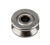 Cuscinetto a snodo sferico 10 pezzi 20 pezzi 50 pezzi Cuscinetto a sfere sigillato con scanalatura a V in acciaio al carbonio 624VV Cuscinetto a rulli for guida macchina da ricamo(50 pcs)