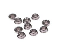 Cuscinetto a snodo sferico 10 pz/lotto MF63ZZ 3x6x2.5mm Metallo Doppia Schermatura In Miniatura Scanalatura Profonda Flangiati Cuscinetti A Sfera for Stampante 3D