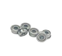 Cuscinetto a snodo sferico 10Pcs F698ZZ 8x19x6mm ABEC-1 Cuscinetti a sfere a gola profonda con flangia flangiata