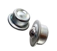 Cuscinetto a snodo sferico 5 pz Acciaio Al Carbonio 15.8mm CY-15H Flangia Montata Sfera Unità di Trasferimento Cuscinetto Rullo Trasportatore Ruota