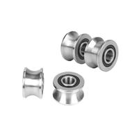Cuscinetto a T con scanalatura a U U22T22 Cuscinetto for puleggia della ruota di guida 1 pezzo(U22-Screws)