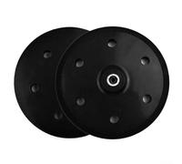 Cuscinetto abrasivo da 23 cm con filettatura da 10 mm, supporto per lucidatura a parete a 6 fori da 230 mm, per levigatrice per cartongesso, disco abrasivo senza polvere compatibile con cavi Porter e