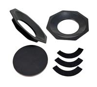 Cuscinetto abrasivo da bowling, supporto universale per palline, strumento stabile da 7,5 cm con funzione di facile utilizzo, accessorio in materiale autentico, display per manutenzione con aspetto
