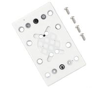 Cuscinetto abrasivo quadrato di ricambio 130 x 80 mm con 12 fori per Festool per RTS 400 REQ Piastra di supporto in schiuma PU Costruzione in nylon per prestazioni costanti