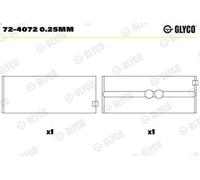 Cuscinetto albero a gomiti GLYCO 72-4072 0.25mm per SCANIA T 8.867 2004-2019