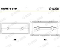 Cuscinetto albero a gomiti per BUICK BUICK (SGM) CHEVROLET HOLDEN OPEL SUZUKI VA
