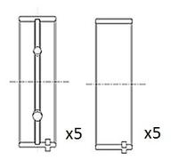 Cuscinetto albero a gomiti per FORD LTI NISSAN ATLEON CABSTAR CABSTAR E ECO-T L-
