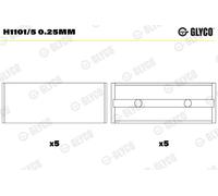 Cuscinetto albero a gomiti per MITSUBISHI RENAULT CARISMA ESPACE LAGUNA MEGANE S