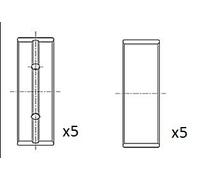 Cuscinetto albero a gomiti per NISSAN OPEL RENAULT VAUXHALL ESPACE GRAND SCÉNIC