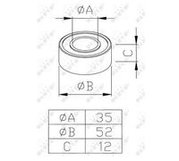 Cuscinetto, Albero compressore