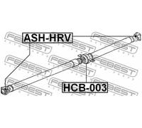FEBEST HCB-003 Cuscinetto, Supporto intermedio albero cardanico