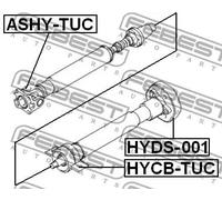 Cuscinetto albero di trasmissione HYCB-TUC FEBEST per KIA HYUNDAI
