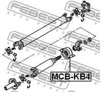 Supporto Albero di Trasmissione Per Mitsubishi L200 Ka / KB 2005-