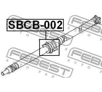 Cuscinetto Centrale Albero Cardanico Adatto per Subaru OE: 27031-FC030 OE zu