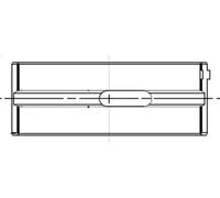 Cuscinetto albero motore MAHLE 213 HL 21652 025 DAF CF 85 12.903 2005-2013