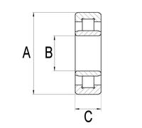 Cuscinetto anello alternatore F 032 140 515 HC-Cargo