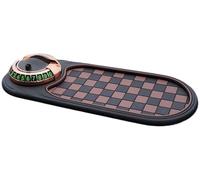 Cuscinetto Antiscivolo Con Supporto Multifunzionale 4 In 1, Cuscinetto Porta Telefono for Auto Girevole A 360° Con Targa Di Parcheggio Temporaneo Supporto(Brown-2)