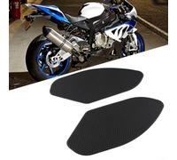 Cuscinetto antiscivolo per serbatoio in gel di silice per BMW S1000rr 2009-2018 e S1000r 2014-2021, adesivo a gas laterale nero con forte legame per un maggiore controllo del pilota e ridurre
