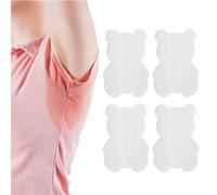Cuscinetto antisudore sotto le ascelle, 40 pezzi, in tessuto non tessuto, a forma di orso, per ascelle, per donne e uomini