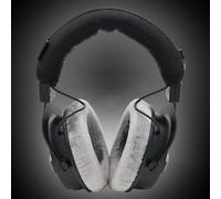 Cuscinetto Archetto Mesh per Beyerdynamic DT990 PRO X(Gray) | Mesh traspirante, zip sportiva silenziosa, protezione duratura, lavabile, nero o grigio