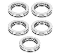 Cuscinetto assiale a sfere assiale 5 pezzi, 30 mm x 52 mm x 12 mm Cuscinetti assiali a sfere assiali a una direzione in acciaio per installazione di apparecchiature di produzione di macchinari