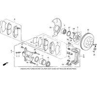Cuscinetto Assy 44300-SR3-004 Genuino Honda Delsol (93-97) E Civic (92-00) 2-Pc