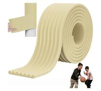 Cuscinetto autoadesivo per aste rotonde/quadrate,Barriera di collisione avvolgente per palo da palestra domestica,Copertura di crash post wall