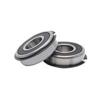 Cuscinetto bimetallico con guarnizione microcuscinetto a gola profonda 2 pezzi Cuscinetto con scanalatura for anello elastico flangiato 6200N 6201N 6202N 6203N 6204N 6205N 6206N 6207N 2RS ZZ(6201n,ZZ)