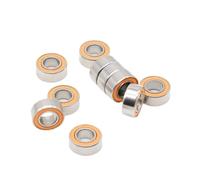 Cuscinetto, Bimetallo Seal Shield Micro cuscinetto a gola profonda 10 pezzi MR106-2RS 6X10X3mm ABEC-7 Cuscinetti a sfere in miniatura Cuscinetto sigillato