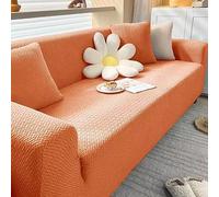cuscinetto comune divano antiscivolo, For divano a 3 posti con cuscino e gonna, universale for tutte le stagioni, diverse misure tra cui scegliere(Orange,235 300cm)