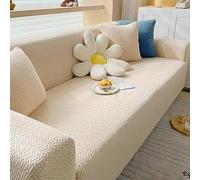 cuscinetto comune divano antiscivolo, For divano a 3 posti con cuscino e gonna, universale for tutte le stagioni, diverse misure tra cui scegliere(Beige,235 300cm)