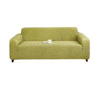 cuscinetto comune divano antiscivolo, For divano a 3 posti con gonna, fodera for divano altamente elastica, indeformabile for un uso prolungato(Green,235 300cm)