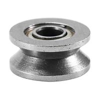 Cuscinetto con scanalatura a V, 10 pz. Ruota con cuscinetti a sfera V624ZZ, cuscinetto a sfera per pulegge del sistema di movimento lineare su binario (0,15 x 0,51 x 0,23 poll.)
