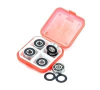 Cuscinetto, Cuscinetti 8 pezzi S608-2RS Cuscinetto for skateboard in acciaio inossidabile for Longboard Doppio bilanciere Scooter Speed Skate 608 Impermeabile Resistenza all'usura
