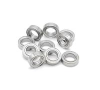 Cuscinetto, Cuscinetto MR106ZZ ABEC-7 (10 pezzi) Cuscinetti a sfere MR106Z in miniatura 6 * 10 3 mm MR106 ZZ L1060ZZ Lucky Resistenza all'usura