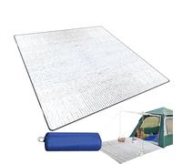 Cuscinetto da picnic termico in schiuma di schiuma da campeggio | Leggero sonno pieghevole con superficie riflettente a prova di umidità e calore | Versatile zaino da trekking e lenzuolo da campo