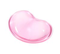 Cuscinetto da polso in silicone a forma di cuore per computer 3D Wavys Comfort Gel poggia mano per computer cuscino poggia mano in silicone
