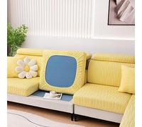 cuscinetto del divano elastico, Copridivano elasticizzato for seduta e schienale, multicolore, diverse misure(Yellow,3-seater-X(135-165cm))