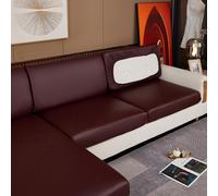 cuscinetto del divano elastico, Copridivano, sedia, cuscino for seduta e schienale, multicolore, diverse misure(Winered,1-seater(50-63cm))