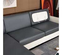 cuscinetto del divano elastico, Copridivano, sedia, cuscino for seduta e schienale, multicolore, diverse misure(Darkgray,1-seater-X(65-95cm))