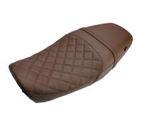 Cuscinetto del sedile del passeggero pilota Modello posteriore anteriore per GB350S GB 350 S 23+ in nero e marrone compatibile con bici simili(BrownA)