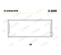 Cuscinetto della biella GLYCO 71-2438 STD