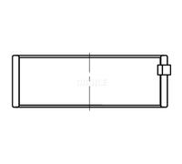 Cuscinetto della biella MAHLE 081 PL 21836 050