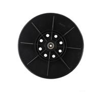 Cuscinetto di backup per levigatrice per cartongesso da 215 mm con filettatura da 6 mm per compatibilità con i comuni strumenti di levigatura senza polvere e cavi (duro)