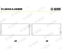 Cuscinetto di biella GLYCO 71-3835 0.25mm per NEOPLAN Euroliner 11.946 1998-2006